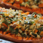 Butternut farcie berce ail des ours - Recette oumbi.fr