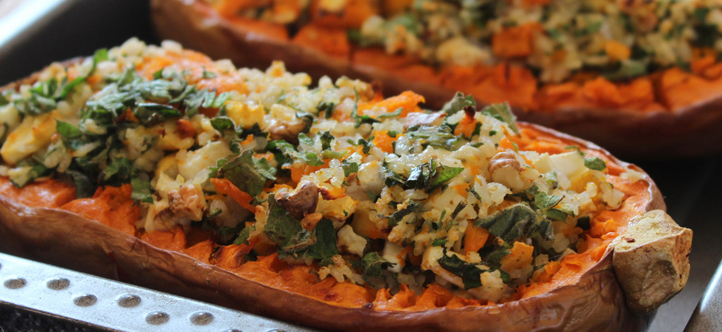 Butternut farcie berce ail des ours - Recette oumbi.fr