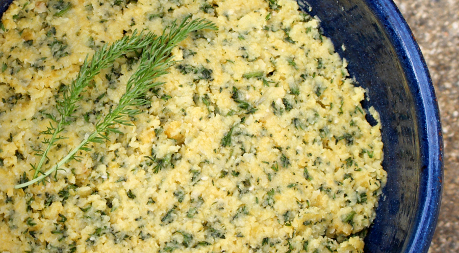 Recette de houmous à l'achillée millefeuille - Vidéo OUMBI