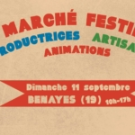 Affiche Marché festif