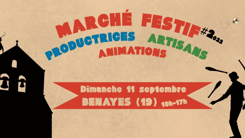 Affiche Marché festif